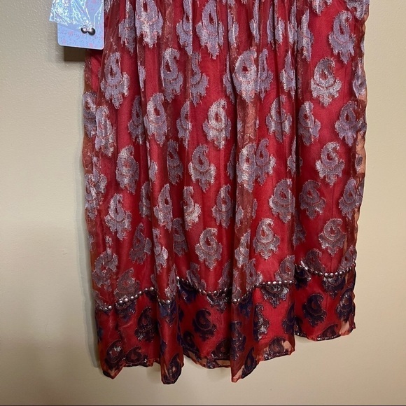 FREE PEOPLE | Metallic Embellished Dress - Picture 11 of 14